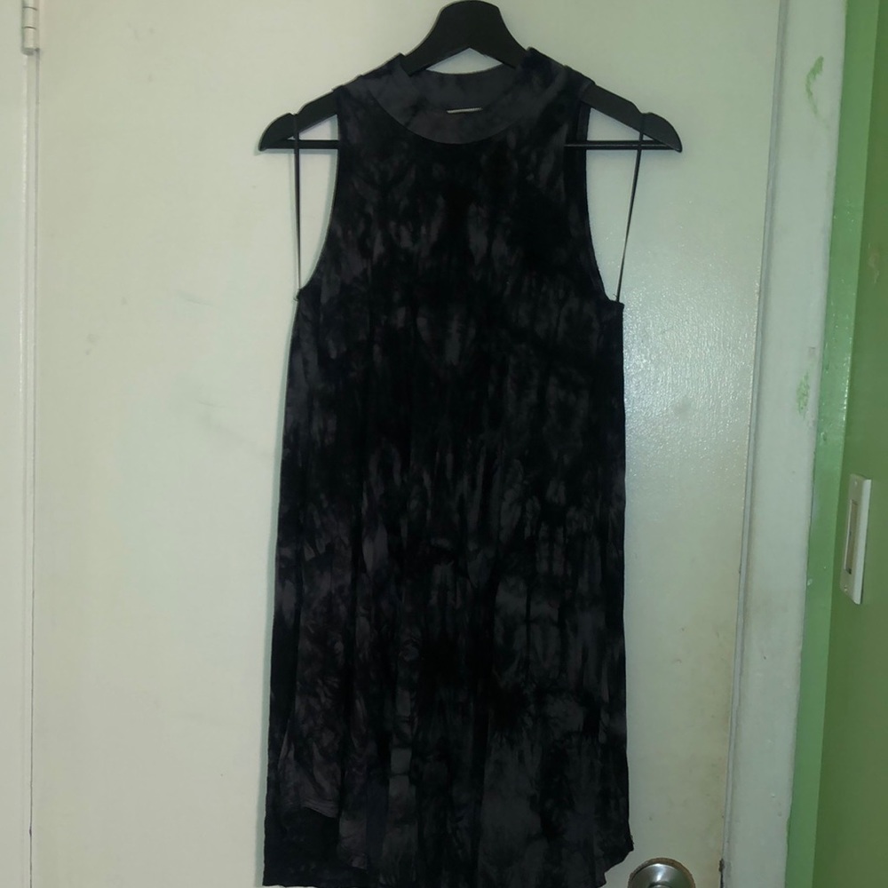 Purple Tie Dye Dress